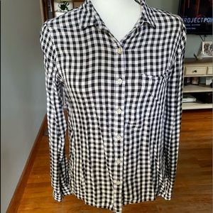 NWOT Plaid Button Down